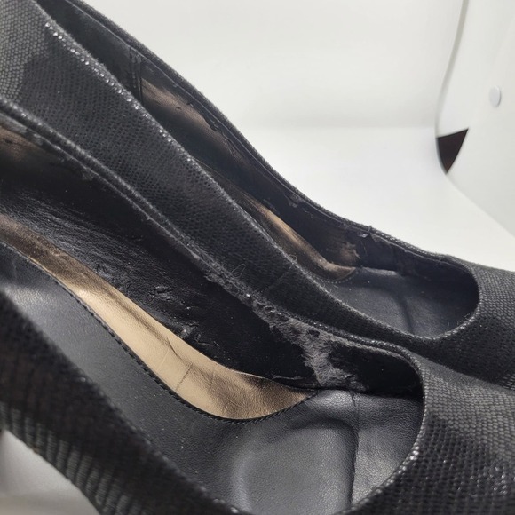 Calvin‎ Klein Olive 2 Leather Heels-Black-Women's 9.5 - Picture 8 of 10